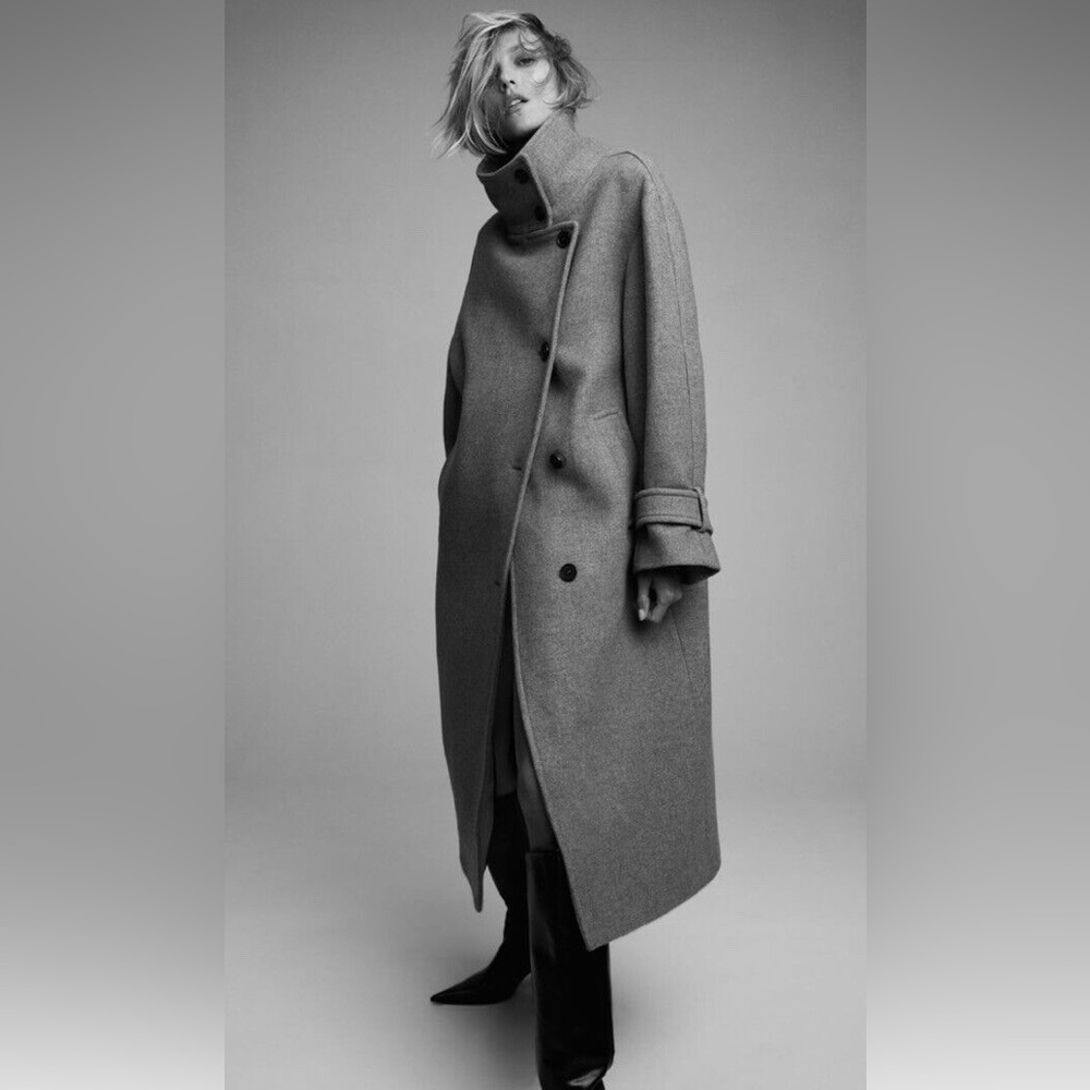 Zara Oversized Wool Blend Coat